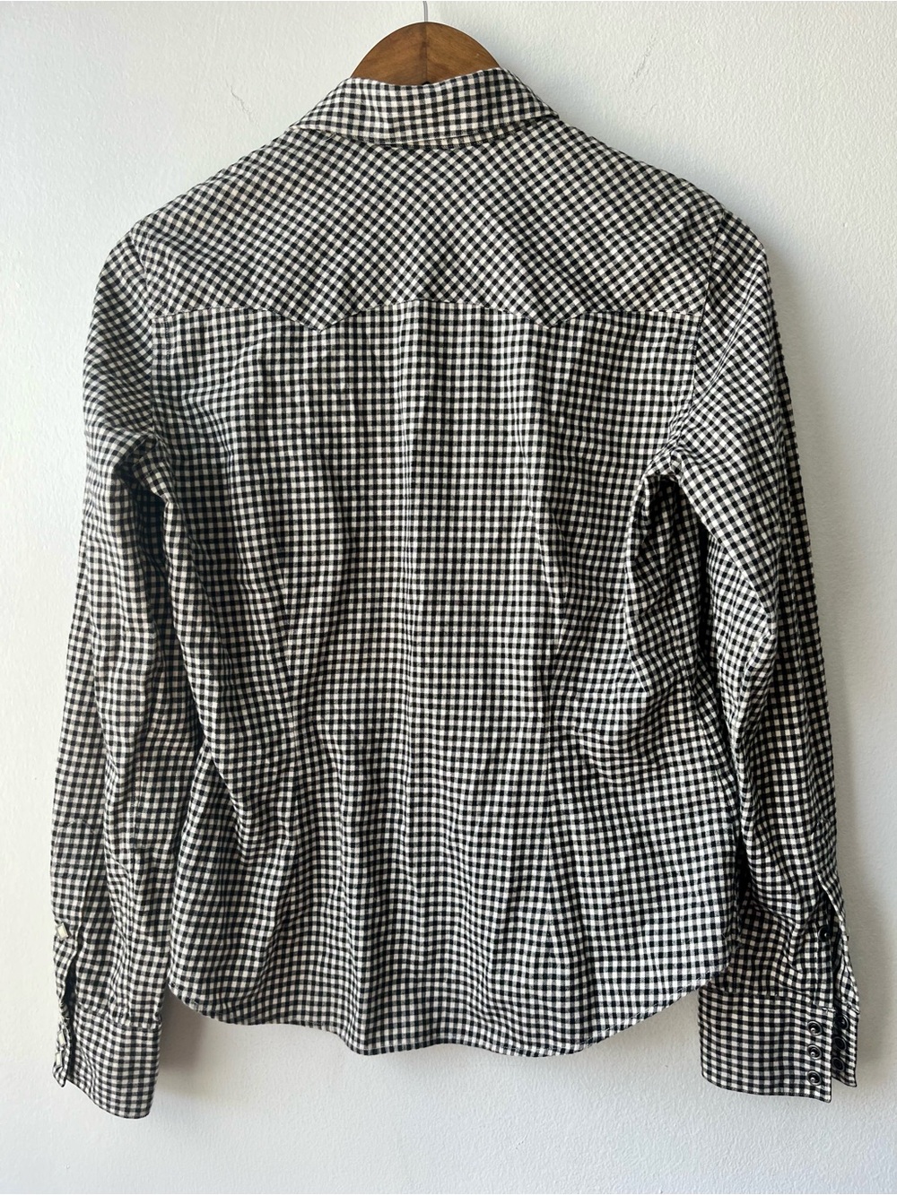 Ralph Lauren Black and White Gingham Button-Down Shirt - Picture 6 of 6